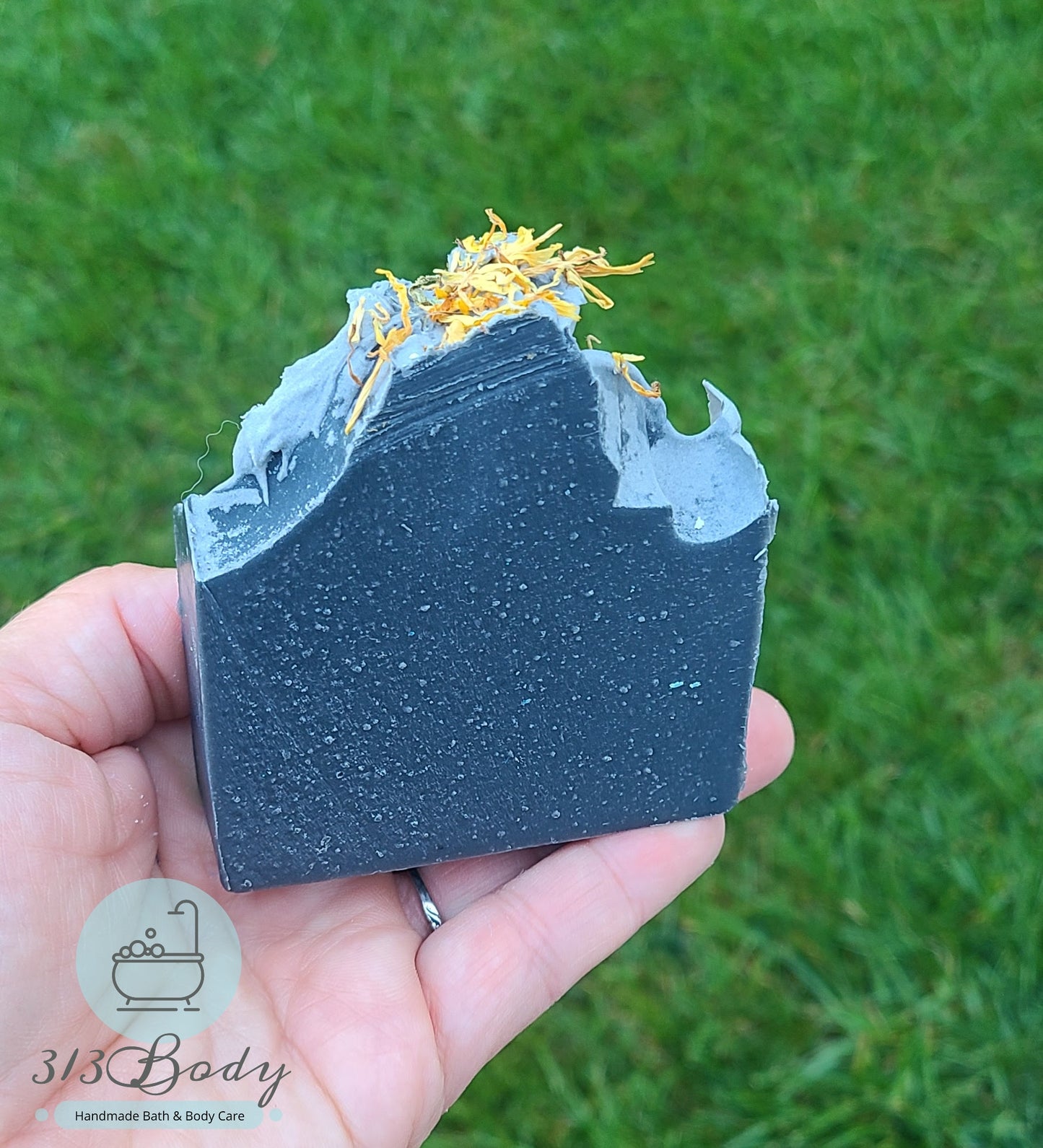 Activated Charcoal Handmade Soap with Tea Tree Essential Oil - Face and Body Soap