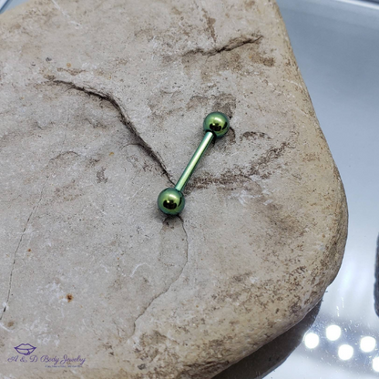 Tongue or Nipple Barbell Plated