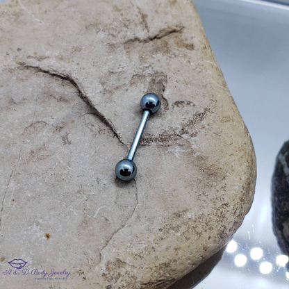 Tongue or Nipple Barbell Plated